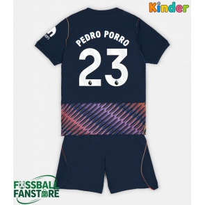 Tottenham Hotspur Pedro Porro #23 Replik Auswärtstrikot Kinder 2026-27 Kurzarm (+ Kurze Hosen)